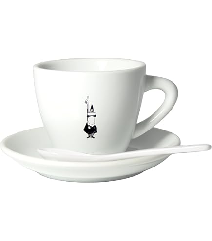 Tasses Cappuccino De'Longhi DLSC309 - Porcelaine Blanche