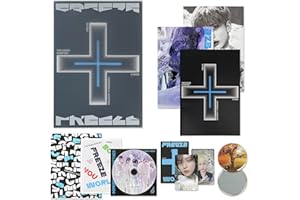 TXT The 2nd Album - THE CHAOS CHAPTER : FREEZE [ WORLD ver. ] CD + Photobook + Sticker Pack + Lyric Book + Behind Book + Photocard + OS Photocard + Poster + Postcard