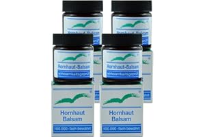 Badestrand Kosmetik Hornhautentferner, Anti-Hornhaut, sanfte Fußpflege, ergiebige Creme, 4-er Spar-Pack bis zu 75% der Hornhaut weg in 28 Tagen