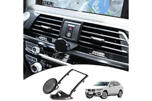 Yiwang 3 Farben aluminiumlegierung handyhalter Trim für x3 g01 2018 2019, für x4 g02 2018 2019 Auto zubehör (schwarz)