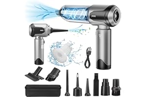 Grixz Handstaubsauger, 22000Pa Handstaubsauger Akku, Autostaubsauger mit Bürstenloser Motor, Auto Kabellos Staubsauger für Büro Haus Küche Tierhaare