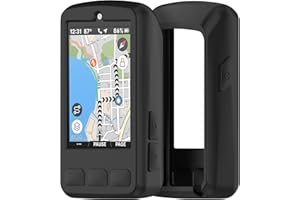 Ermorgen Silikonowe Etui Kompatybilne dla Wahoo ELEMNT ROAM V3 / ROAM 3 Miękkie Silikonowe Etui Ochronne Wstrząsoodporne All Inclusive - Czarne