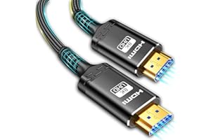 Akake Cable HDMI 8K, 2M Cable trenzado de alta velocidad con capacidad de 48 Gbps a 4K@120Hz, resolución de video 8K@60Hz y soporte HDR.