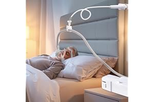 NIdreamCE CPAP Elevador y Soporte de Manguera Ajustable para Dispositivo CPAP para Evitar Fugas y Enredos Adaptarse a Cualquier Habitación