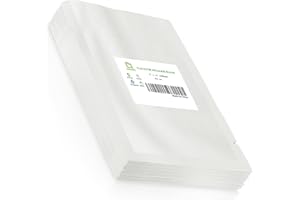 CL CANLENPK CANLENPK 8x12 Inch/20x30cm Vacuum Seal Bags - Quart Commercial Grade Precut Food Vac Storage Bags (100PCS)