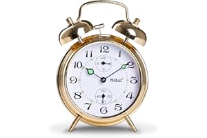 MEBUS Mechaniczny budzik windy z klasycznym dzwonkiem, wskaźnikami świetlnymi — więcej retro nie jest możliwe/Kolor: Złoty