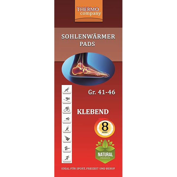 60 PAAR THERMO Company Fußwärmer Pads Zehenwärmer Thermopad