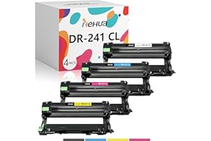 hehua DR-241CL Tambours d'imagerie pour Imprimante DR 241CL Compatible pour Brother DR-241CL Tambours d'imagerie pour Brother MFC-9332CDW MFC-9142CDN DCP-9022CDW HL-3150CDW HL-3140CW HL-3142CW(4 Pack)