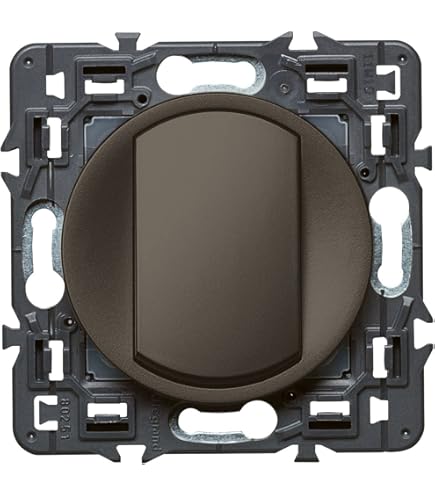 Commande de volet roulant Double poussoir Titane 61524 Eur'ohm