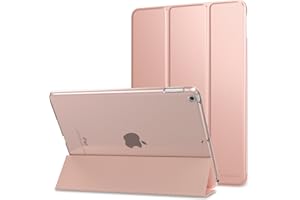 MoKo Funda para 2018/2017 iPad 9.7 6th/5th Generation - Ultra Slim Función de Soporte Protectora Plegable Smart Cover - Oro Rosa (Auto Sueño/Estela)