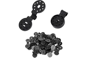 HDKAJL 40Pcs Shade Net Clips, Sun Shade Cloth Plastic Clips, Shade Cloth Heavy Duty Lock Grip, Sunshade Net Clip Buckle, Bird-Proof Netting Garden Flowers Plants Lawn Shade