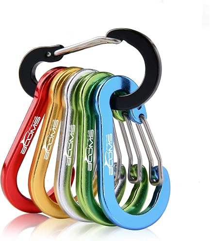 carabiner fish hook JUUNthy Outdoor Shape Easily Link Locking Carabiner Keychain Clip for Backpacks Camping Hiking Traveling : Sports & Outdoors The FishOn Snap Hook Carabiner is just what you need to help tether your gear down 10-Pack Purple Fish-Shaped Carabiner Clips