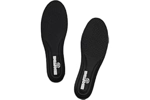 CCSOFTIME Semelles Chaussures Confort pour Femme et Homme,Semelle Mémoire de Forme,Doux Anti Choc Respirant Coussinet pour Chaussures,Basket ou Bottes,Noir 37.5/38EU