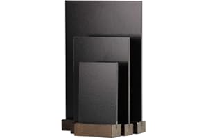 kaufdeinschild Tischaufsteller Glasgow hoch A5 beidseitig beschreibbar Werbetafel Holztafel Kreidetafel