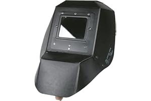 Topex - Maschera da saldatore con visiera grande per protezione da lavori di saldatura, lunghezza 100 mm, larghezza 80 mm