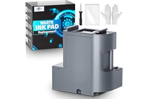 Sublimaker Waste Ink Pad Replacement with Reset Software Compatible Replacement for E Pson ET-2850 ET-2760 ET-2750 ET-2700 ET2850 ET2760 ET2750 ET2700 2850 Printer, Maintenance Box with Reset Software