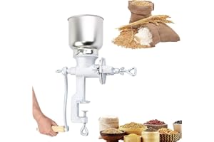 GOTOTOP Macinino manuale per cereali Macchina per macinare il grano con manovella Caffè Mais Dado Farina Mulino Strumento Attrezzatura Speciale Cibo 32 x 43cm