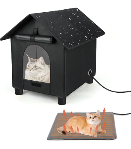 Produktbild von Katzenhaus Outdoor Winterfest, Katzenhaus Für Draußen Mit