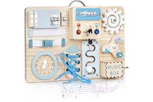 Joyreal Busy Board Montessori - deska motoryczna zabawka motoryczna, zabawka sensoryczna