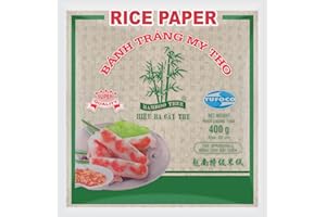 BAMBOO TREE Papel de Arroz 22 cm, Cuadrado (1 X 400 GR)