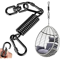 Catena Per Sedia Sospesa In 2 Pezzi, In Acciaio Inox 304 Con 4 Moschettoni Ideale Per Sedie Sospese Da Esterno 95404548