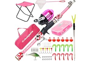 ‎DADDYGOFISH DaddyGoFish Kids Fishing Set with Rod and Reel, Fishing Tackle and Accessories - Fishing Combo for Boys, Girls and Beginners