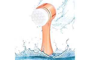 SERLIUM Gesichtsreinigungsbürste Silikon Gesichtsmaskenbürste,Tragbare 3D-Gesichtsbürste Doppelseitige Gesichtsreinigung Massierende Tiefenreinigungsbürste