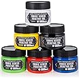 Falling in Art Fabric Screen Printing Ink Set, 4-Ounce Permanent Fabric Paints for T-Shirt and Silk Printmaking, 6 Colors