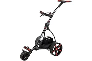 Ben Sayers Electric Golf Trolley | 18-Hole Lithium Battery Trolley | 9 Speed, Auto Distance Function | Over £100 Free Accessories