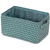 Cestino Portaoggetti Lilou Intrecciato - 23x15x12 Cm, Terracotta, Con Manici - Foto 7