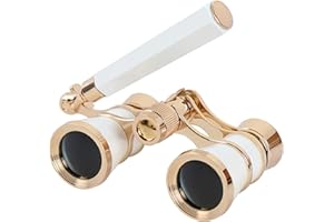 Aomekie Opernglas Theaterglas mit ausziehbarem Griff 3X Vergrößerung Fernglas für Theater Opera Konzert und Pferderennen