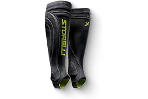 Storelli BodyShield Leg Guards, Premium Compression Shin Guard Sleeves for Soccer Players, UV-Resistant, Unisex, 1 Pair