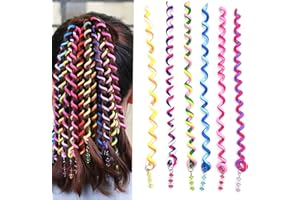 ZEVONDA Women Girl Hair Braider - Hair Styling Twister Clip Elastic Hair Rope Hair Braiders Tool Hair DIY Accessories 6 PCS/Set
