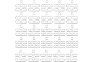 Wendergo 200 Pcs Tile Spacers 10mm Paving Slabs Spacers Plastic Tiling Spacers T Shape Joints Hollow Structure, for Floor Wall Tiler Decking Tiles Garden Brick