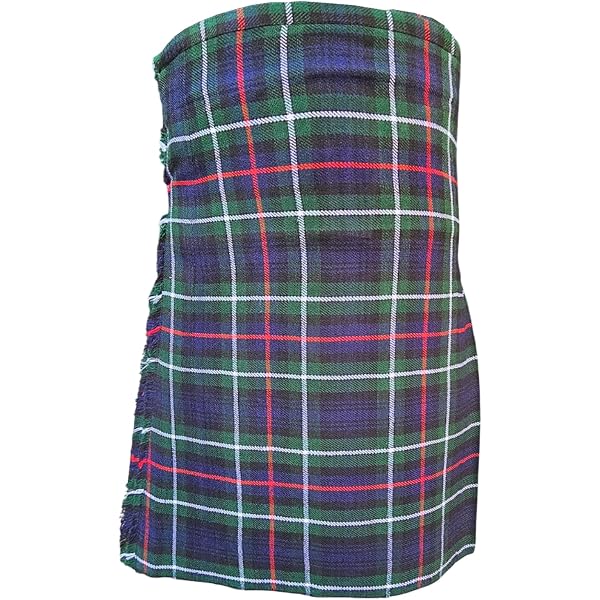 Royal Stewart Men's 5-Yard Tartan Kilt - 13oz Acrylic, Casual/Formal Wear, Size 36 With Adjustable Straps