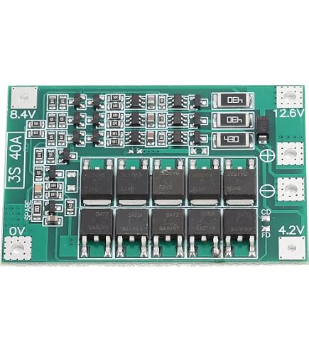Scheda Protezione BMS 4S 40A Per Pacco Batterie Li-ion 18650 Con Bilanciamento - Foto 1