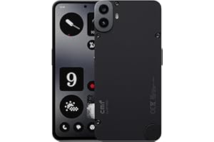 CMF BY NOTHING CMF Phone 1 8+128GB - Telephone Portable avec Appareil Photo arrière Sony 50 MP avec Ultra XDR, Affichage Super AMOLED 6,67" et Nothing OS 2.6 - Noir