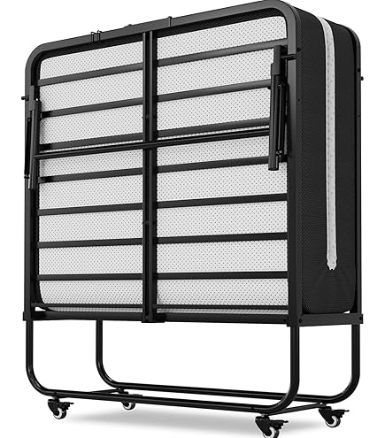 Struttura Letto Matrimoniale Linenspa - Rete In Metallo, 150x200 Cm, Con Spazio Sotto - Foto 5