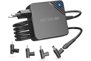 65W 45W 33W Caricatore Alimentatore PC Portatile per Asus Laptop VivoBook ZenBook Chromebook Transformer Book UX330 UX330U Q504U Q302 S200E X201E X202E ANTWELON 19V 3,42A Charger Adattatore