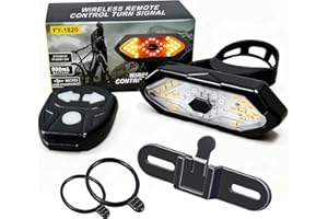 EBUYFIRE Luce Posteriore da Corsa, Luce Posteriore USB Ricaricabile & Impermeabile, 5-6 Modalità di Illuminazione Luci per da Strada e Mountain Bike