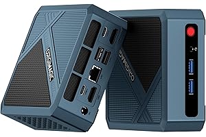 origimagic N2 Pro Mini PC Ryzen 7 6800H (8C/16T, fino a 4,7 GHz), 32 GB DDR5, 512 GB SSD Mini PC Desktop da Gioco, Pre-OS11 pro/WiFi 6E/BT5.2/2.5GLAN/4K UHD/Quad Display/PC per Casa, Ufficio