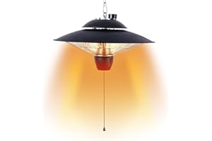 DONYER POWER Elektrischer Terrassenstrahler 2000W Deckenmontage für Innen und Außen