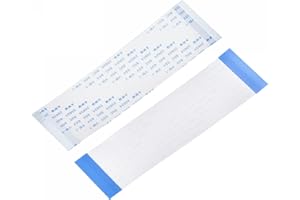 sourcing map Cavo piatto flessibile FFC FPC, 60 pin, passo 0,5 mm, lunghezza 100 mm (tipo A) per stampante LCD 3D, fotocamera, DVD, TV, laptop, audio, confezione da 5