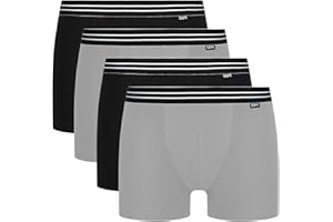 Dim Ecodim Coton Stretch Confort et Maintien X4 Boxer Homme (Lot de 4)