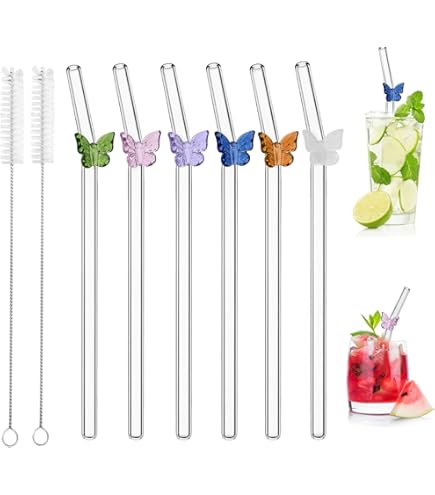 Disco Spiegelkugel Strohhalme Set | 68-teilig | Wiederverwendbar | Für 70er Jahre Party