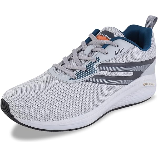 Buy Campus Men's Toby L.Gry/D.Gry Running Shoes - 6UK/India M1