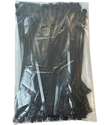 Fascette Fermacavo Apribili In Nylon Nero - 200x7,6 Mm - Confezione Da 100 Pezzi - 3