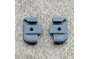 ULEIVA Ersatz Endkappen Set 2 Stck Grau kompatibel mit Kederleiste Zierleiste Endstück für Wohnwagen kompatibel mit Tabbert Dethleffs Hobby LMC TEC (Grau)