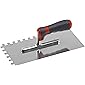 Meister Glättekelle 280 x 130 mm - Zahnung: 10 x 10 mm - Rostfreier Edelstahl - 2K-Griff / Glättkelle / Glättscheibe…
