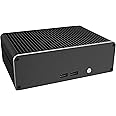 Akasa Newton CTN | Designed for Intel® 11th Generation NUC Core™ i3 (Tiger Canyon) | Compact 1.06L Aluminium Fanless Case | Supports one M.2 SSD and VESA mounting | A-NUC75-M1B